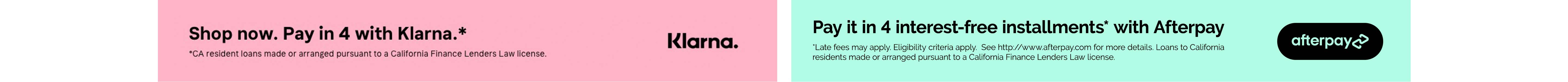 Pay it in four interest free installments