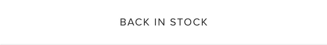 Footer Back In Stock 