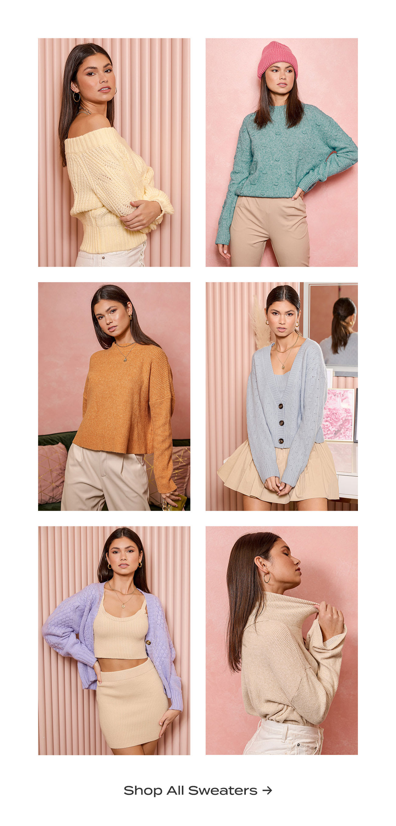 shop all sweaters