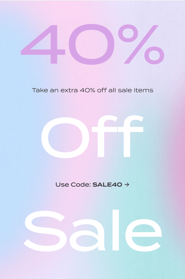 take an extra 40 off al sale 