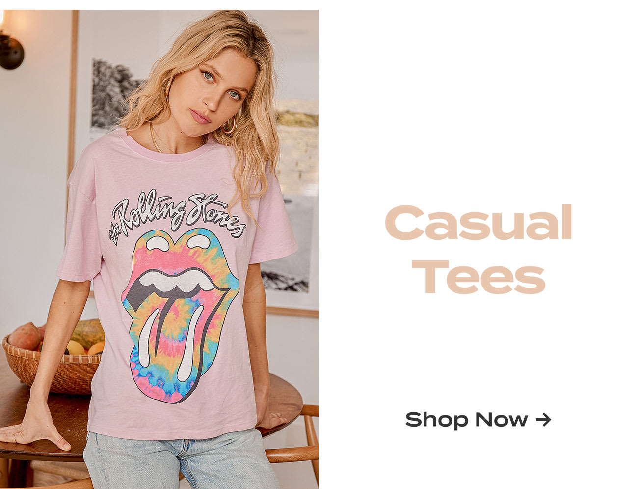 shop casual tees