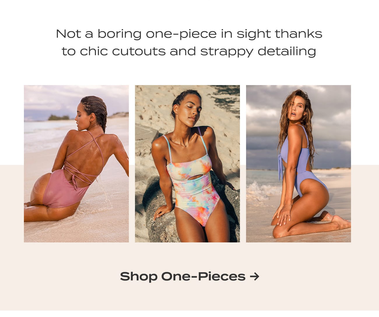 shop one-pieces