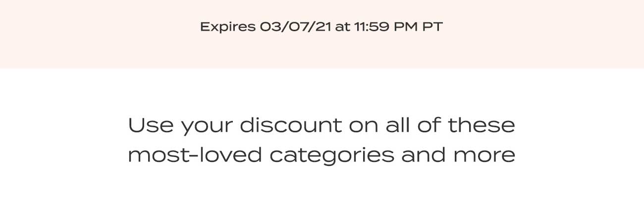 use your discount on all these 