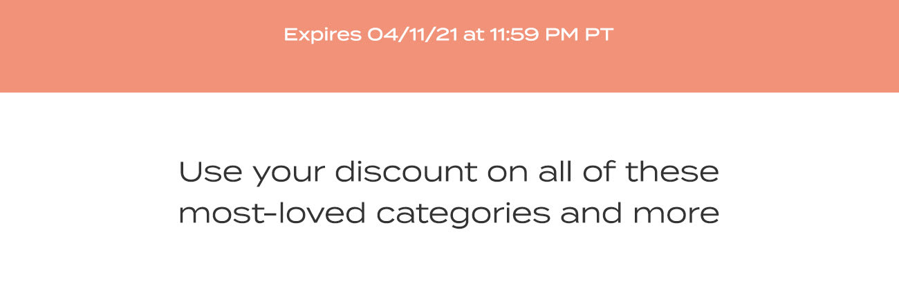 use your discount on all these 
