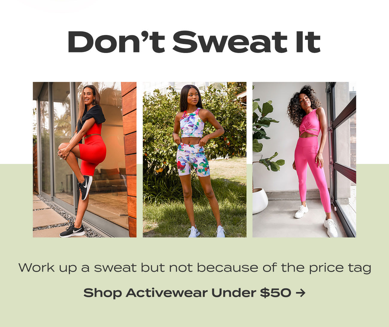 activewear under 50
