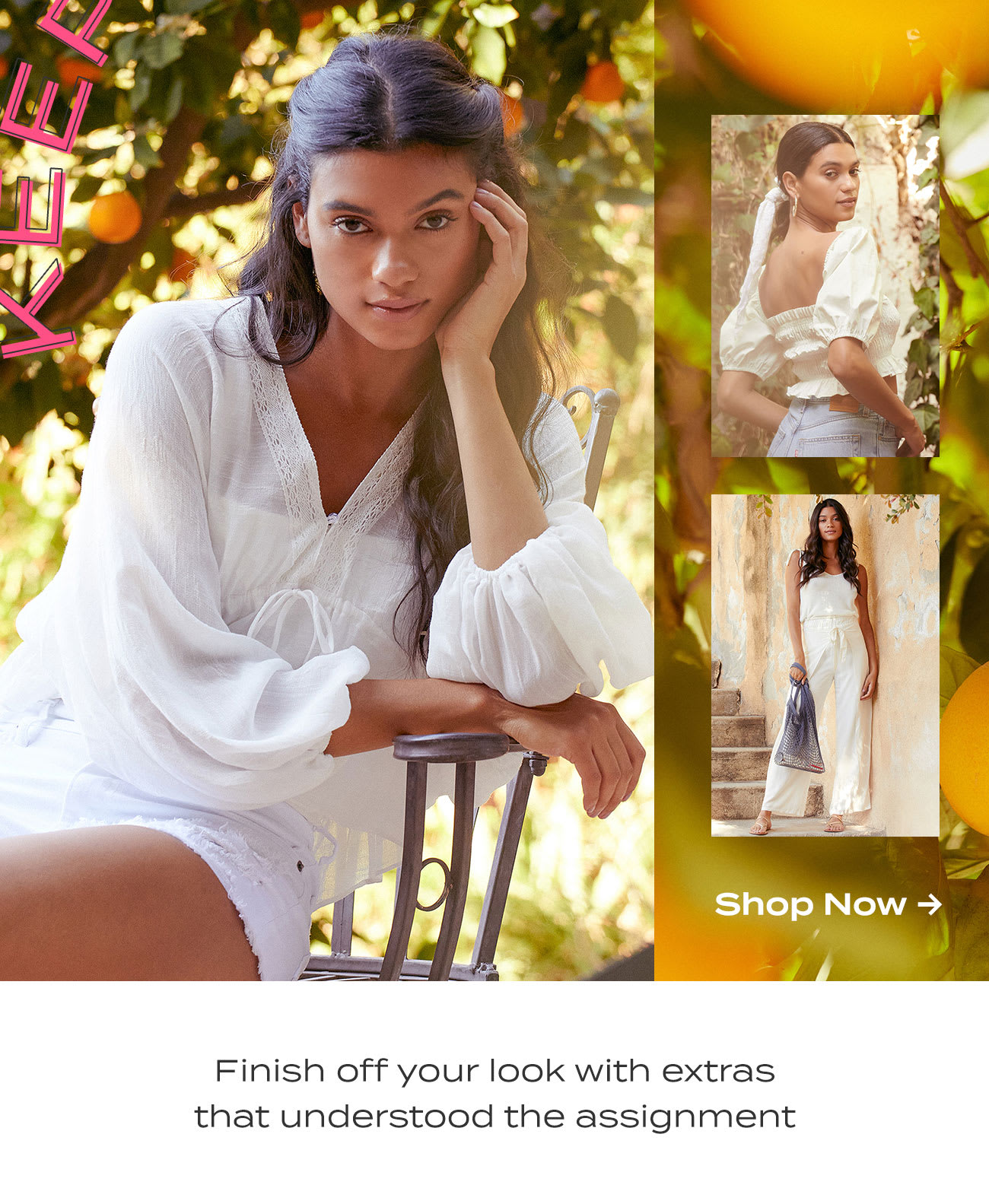 finish off your look with extras 