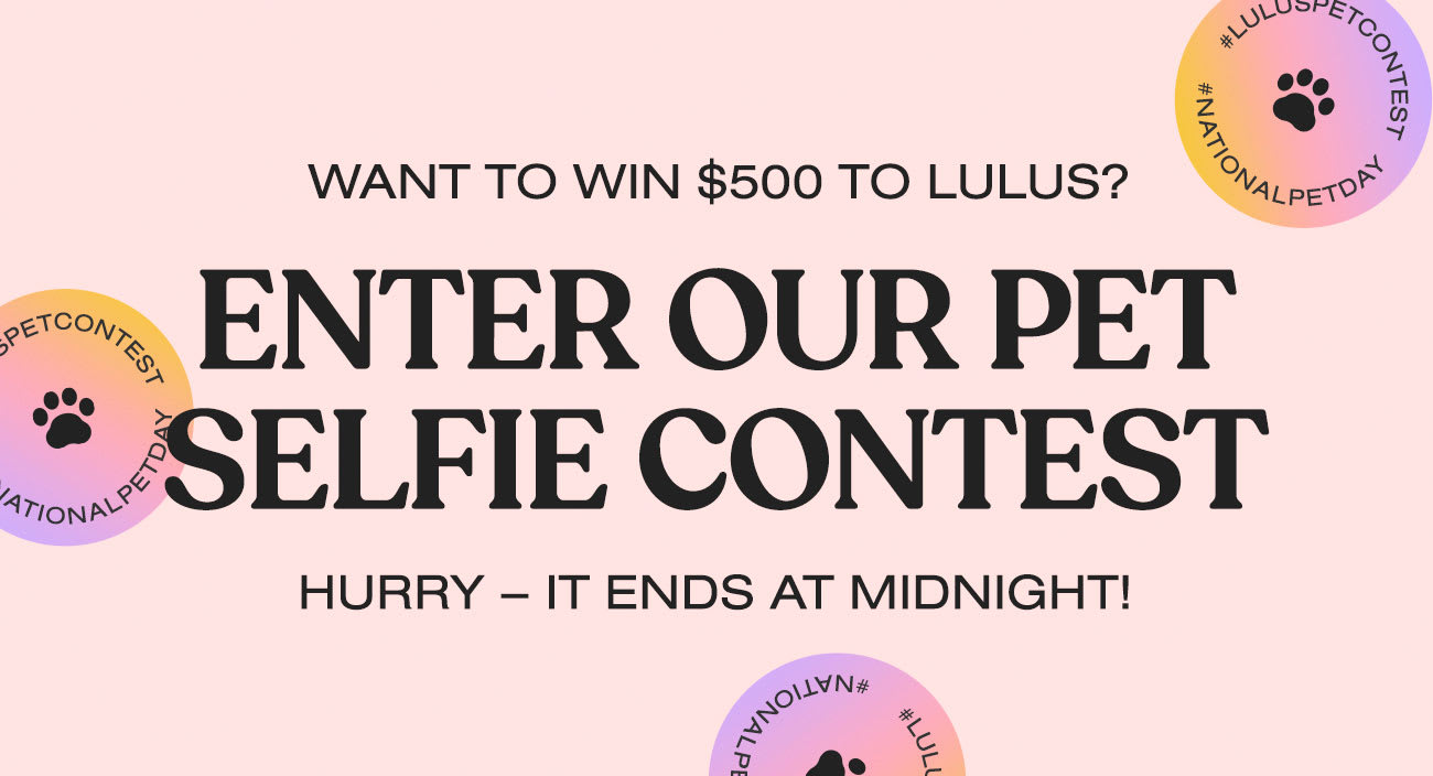 pet selfie contest 