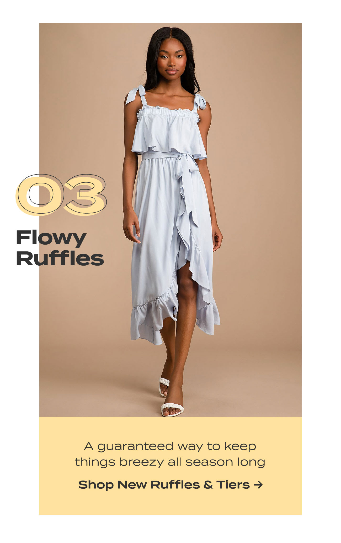 ruffles and tiers