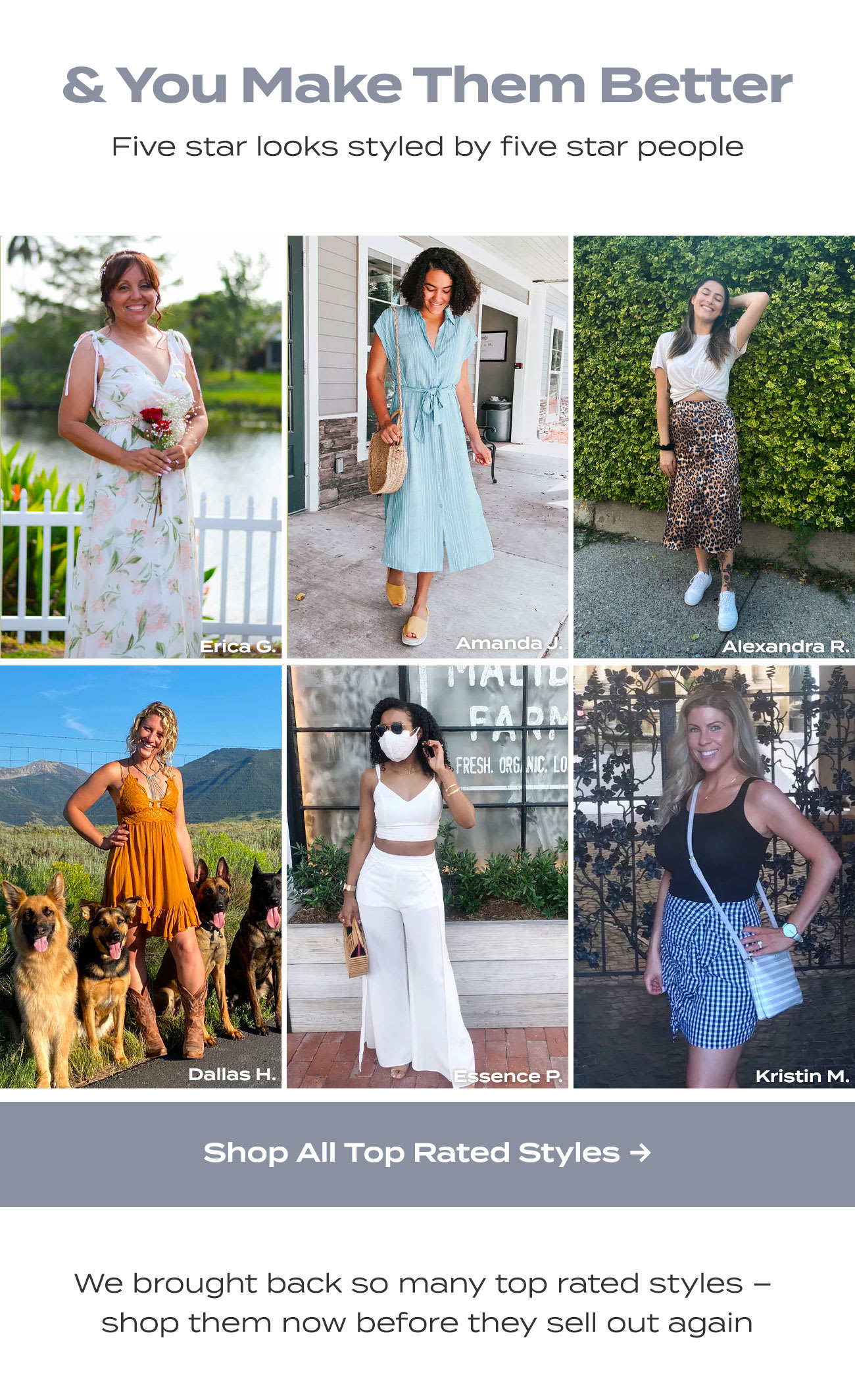 shop all top rated styles