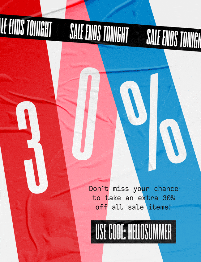 30 off sale items