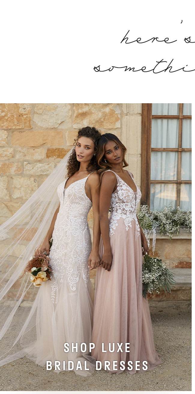 luxe bridal dresses