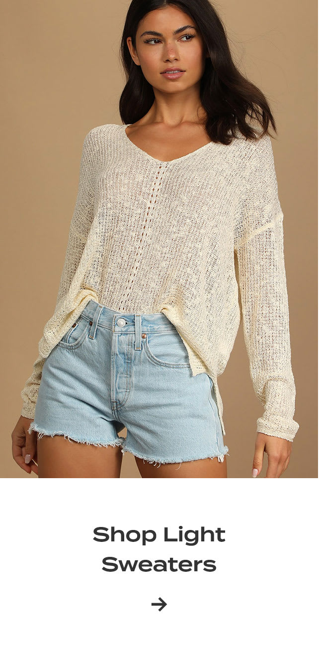 light sweaters 