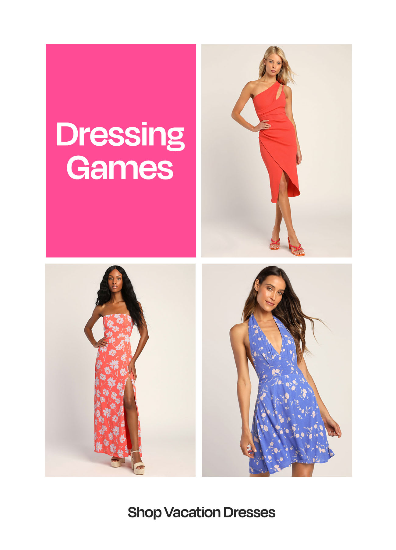 Dressing Games Shop Vacation Dresses 