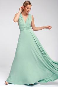 Tricks of the Trade Light Sage Maxi Dress at Lulus.com!