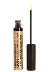 NYX Crystal Silk Gold Liquid Crystal Liner at Lulus.com!