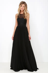 I'm Flattered Black Embroidered Maxi Dress at Lulus.com!