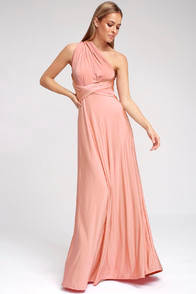 Always Stunning Convertible Blush Pink Maxi Dress is one amazing dress at Lulus.com!