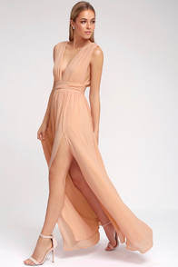 Heavenly Hues Blush Maxi Dress at Lulus.com!