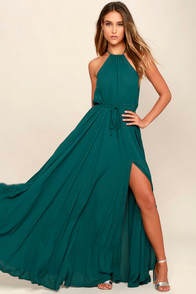 Essence of Style Teal Green Maxi Dress at Lulus.com!