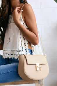 Sincerely Stylish Taupe Purse at Lulus.com!