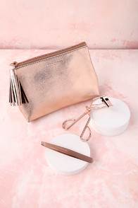 Tweezerman Rose Gold Love Story Gift Set at Lulus.com!