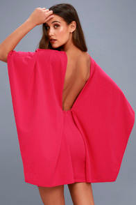 Best Is Yet To Come Fuchsia Backless Dress at Lulus.com!
