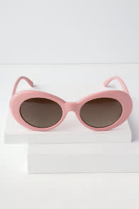 CECIL BROWN AND PINK SUNGLASSES at Lulus.com!