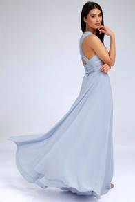 Magical Evening Periwinkle Blue Convertible Maxi Dress at Lulus.com!