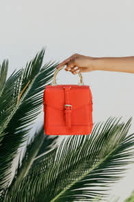 ATHERTON ORANGE MINI PURSE at Lulus.com!