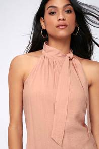 CATH BLUSH PINK SLEEVELESS TOP at Lulus.com!