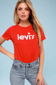 VALLEY GIRL RED TEE at Lulus.com!