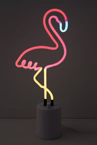 FLAMINGO PINK LARGE NEON LIGHT at Lulus.com!