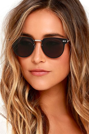 Spitfire Cyber Sunglasses - Silver and Black Sunglasses - $45.00