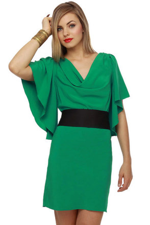 Glendalough Green Dress - $48 : Fashion Shop by Color at LuLus.com