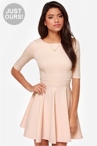 LULUS Exclusive Just a Twirl Blush Pink Dress - $49 : Fashion Shop by ...
