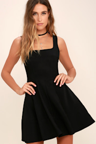 Home Before Daylight Black Dress