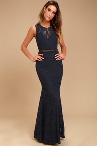 blue lace maxi