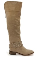 beige mini boots
