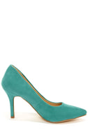 sea green high heels