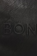 Chic Black Clutch - Embossed Clutch - Vegan Leather Clutch - $45.00