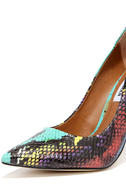 steve madden multi snake heels