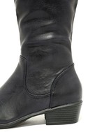 navy over the knee boots