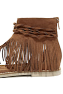Cute Brown Sandals - Fringe Sandals - Thong Sandals - $79.00