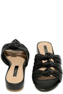 metallic leather sandals