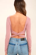 all the hits ribbed hi-low top | light mocha