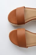 tan espadrille flatform sandals