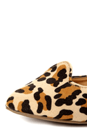 leopard print smoking flats