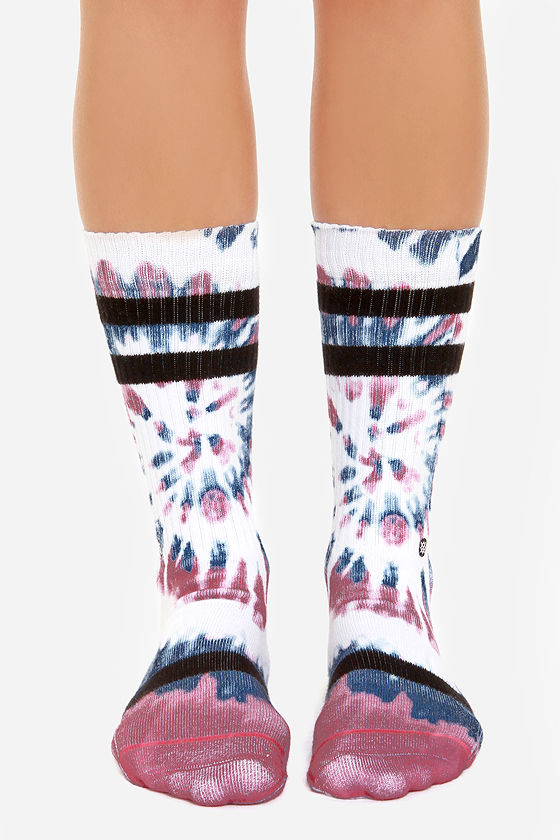 stance socks tie dye