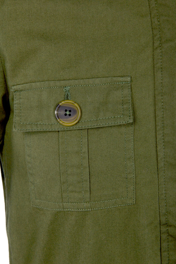 BB Dakota by Jack Leslie Jacket - Army Green Jacket - Military Jacket ...