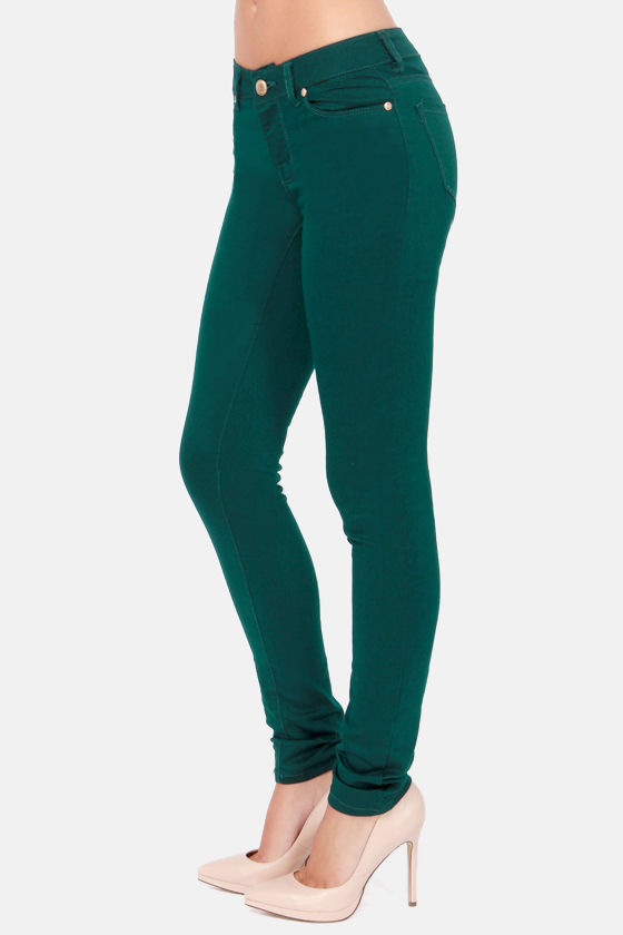 dark green pants womens